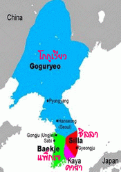 history korea map